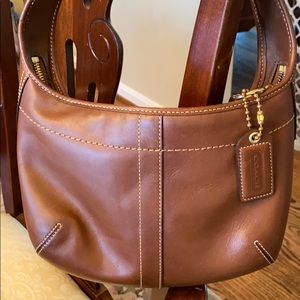Coach purse brown leather